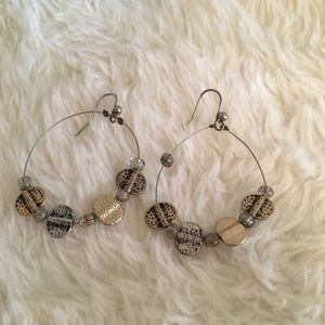 Dangle Hoop Earrings